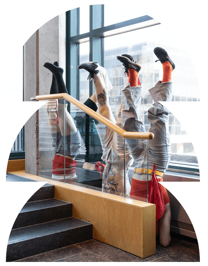 personnes en  équilibre